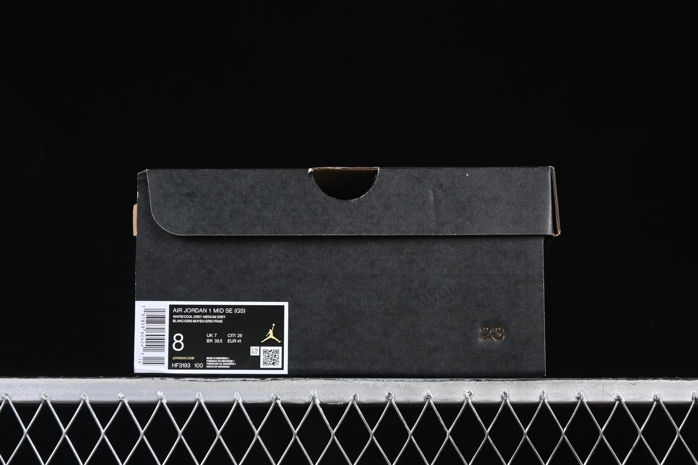 All categories Air Jordan Jordan series basketball shoes Air Jordan 1 Mid Air Jordan 1 Mid AJ1 Joe 1 white gray mid-top cultural and casual sneakers HF3193-100
